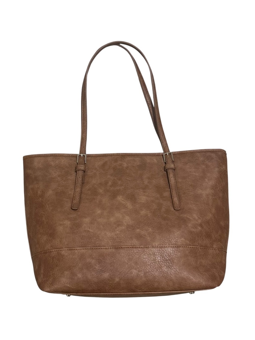 Urban Expressions. Brown Faux Leather Tote Bag